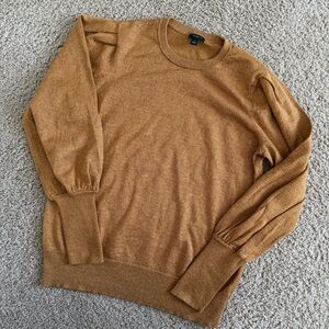 Rust colored glitter sweater